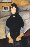 Amedeo Modigliani Young Woman of the People (mk39) Spain oil painting artist